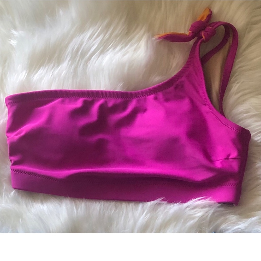 👙Old Navy- One Shoulder Knot Bikini Top